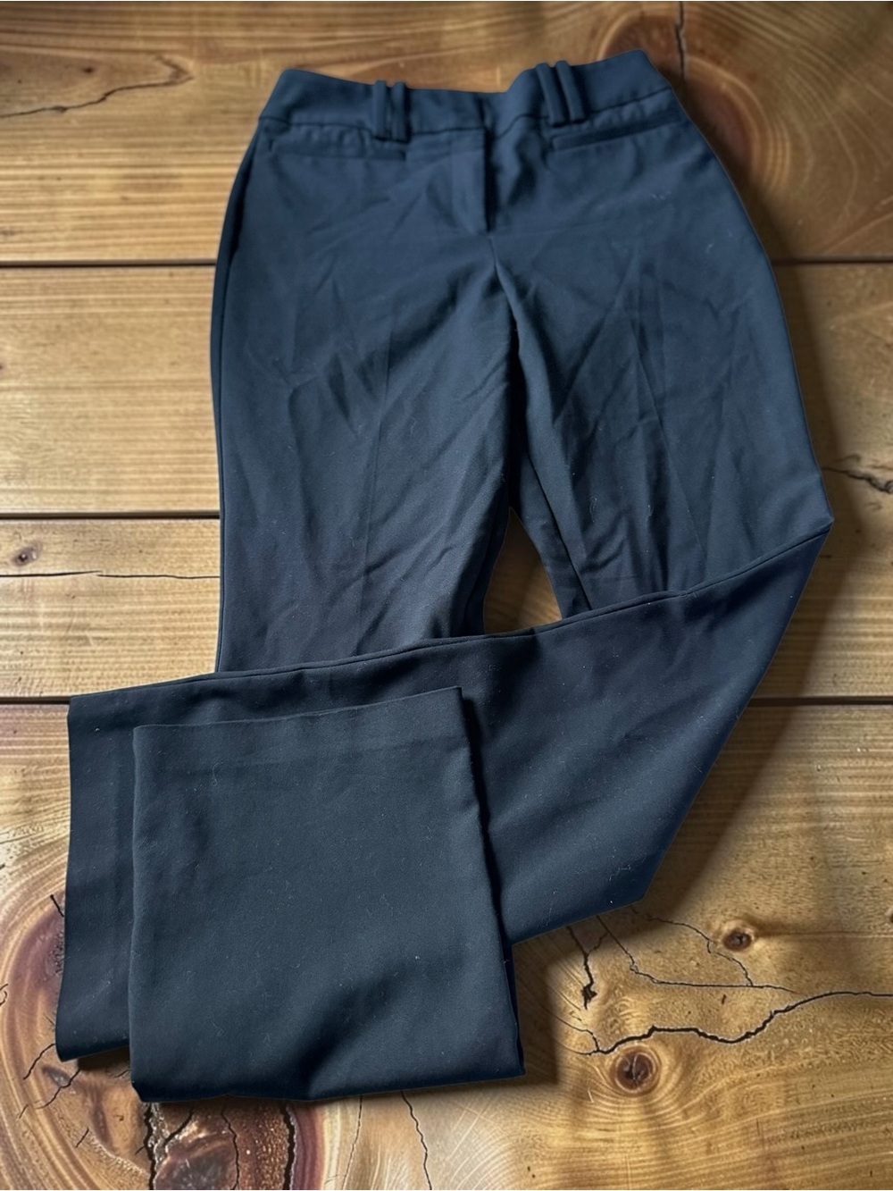 NY&C New York & Company Black Dress Pants Trousers Size 8 Tall Career Office